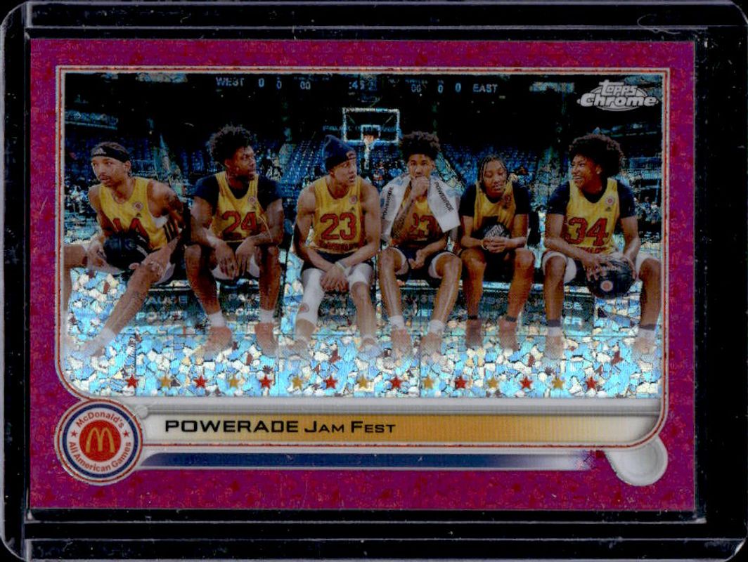 2022 Topps Chrome McDonald's All-American #97 Fuchsia Refractor /150