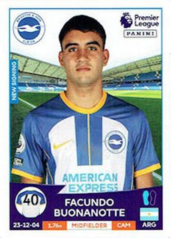 2023 Panini Premier League Stickers #U10 Transfer Update