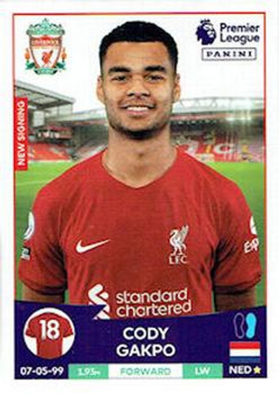 2023 Panini Premier League Stickers #U27 Transfer Update