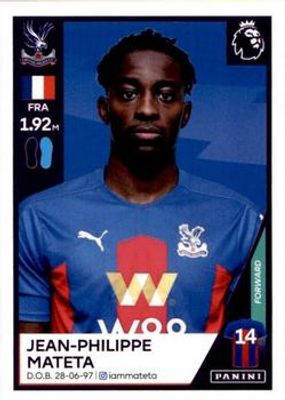 2020 Panini Premier League Stickers #U14 Transfer Update