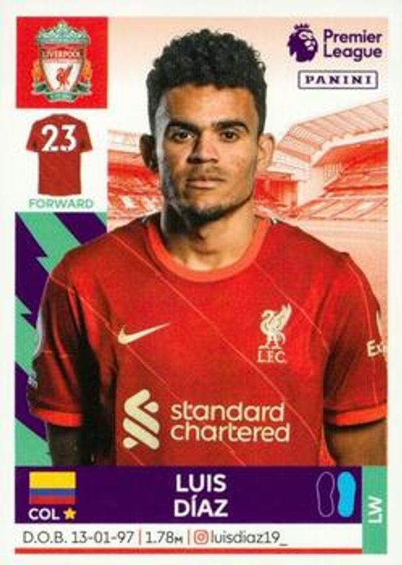 2022 Panini Premier League Stickers #U26 Update Set