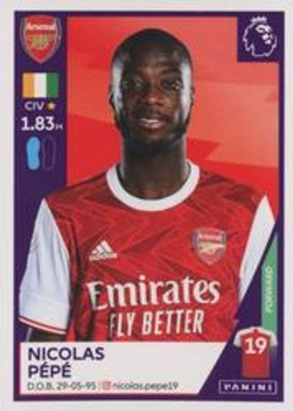 2020 Panini Premier League Stickers #43 Base