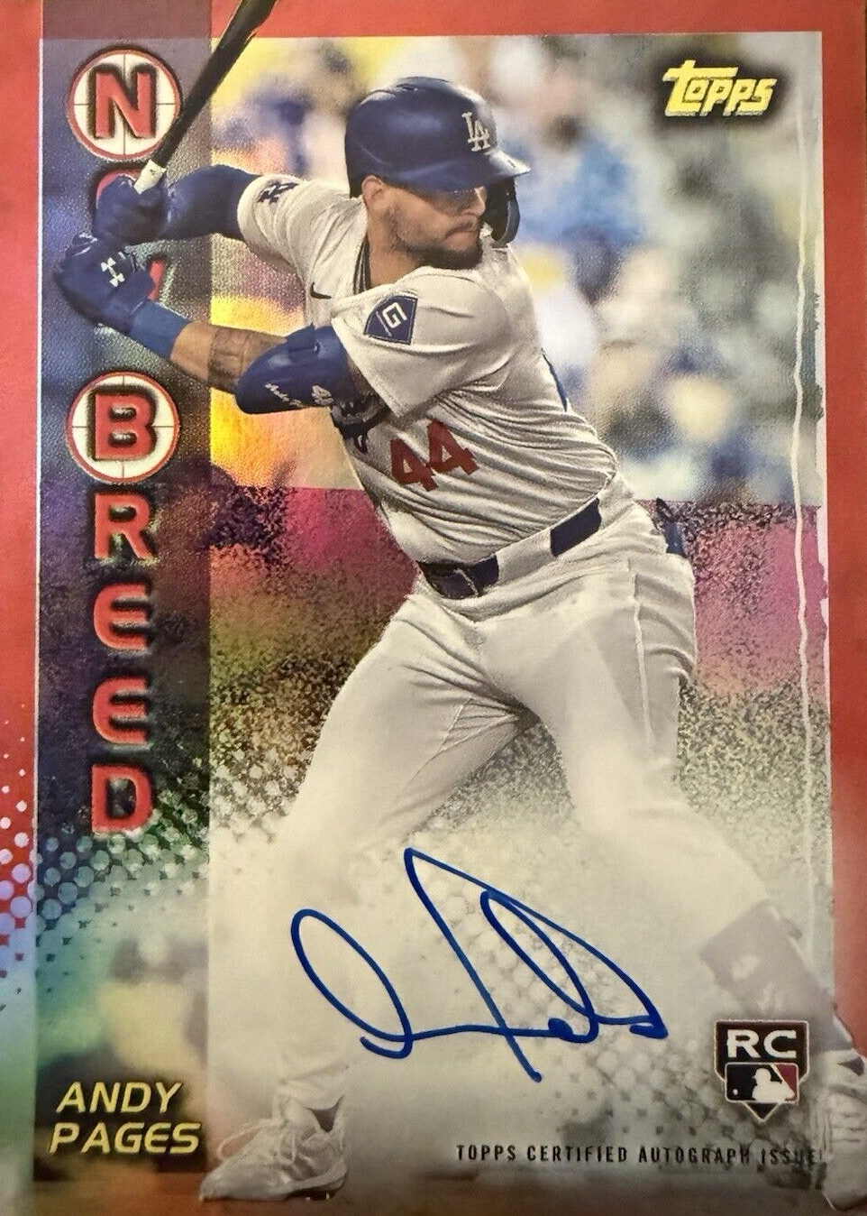 Andy Pages 2024 Topps Archives #99NBA-AP 1999 New Breed Autographs