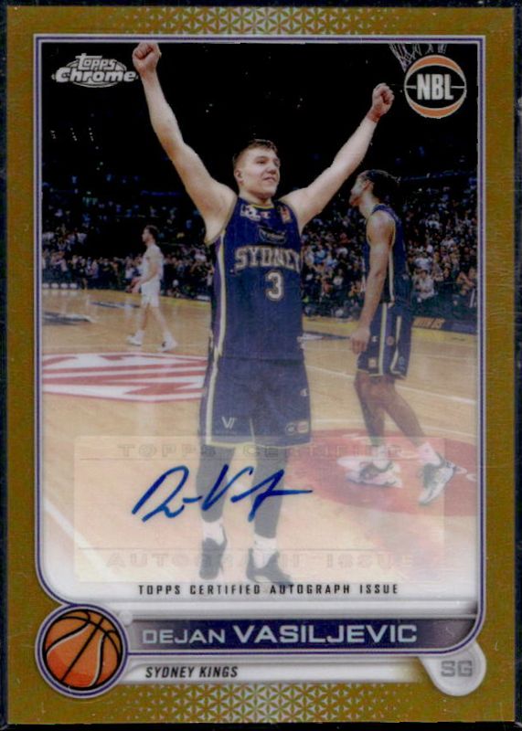 2022 Topps Chrome NBL National Basketball League #84 Autographs - Gold Refractor /50