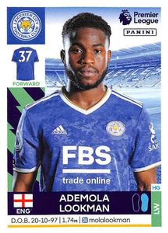 2022 Panini Premier League Stickers #307 Base