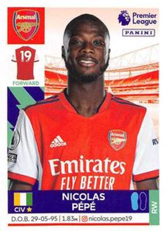 2022 Panini Premier League Stickers #45 Base