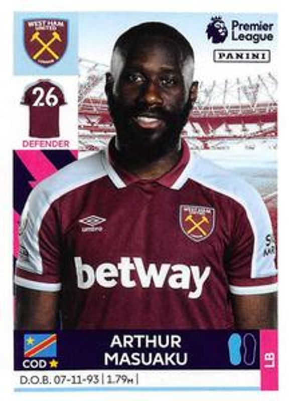 2022 Panini Premier League Stickers #589 Base