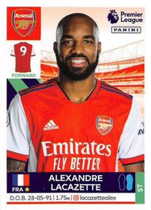2022 Panini Premier League Stickers #43 Base