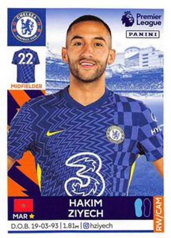 2022 Panini Premier League Stickers #186 Base