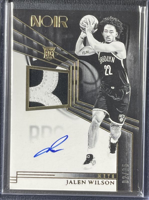 2023 Noir #313 Rookie Patch Autographs Black & White - Prime /25