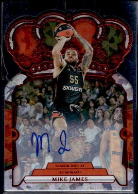 2023 Crown Royale EuroLeague #7 Autographs - Crystal Red /99