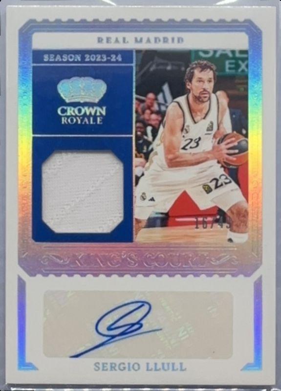 2023 Crown Royale EuroLeague #5 Kings Court Jersey Auto - Prime /10