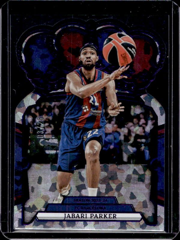 2023 Crown Royale EuroLeague #77 Purple Crystal /25