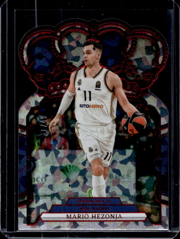 2023 Crown Royale EuroLeague #36 Red Crystal /49