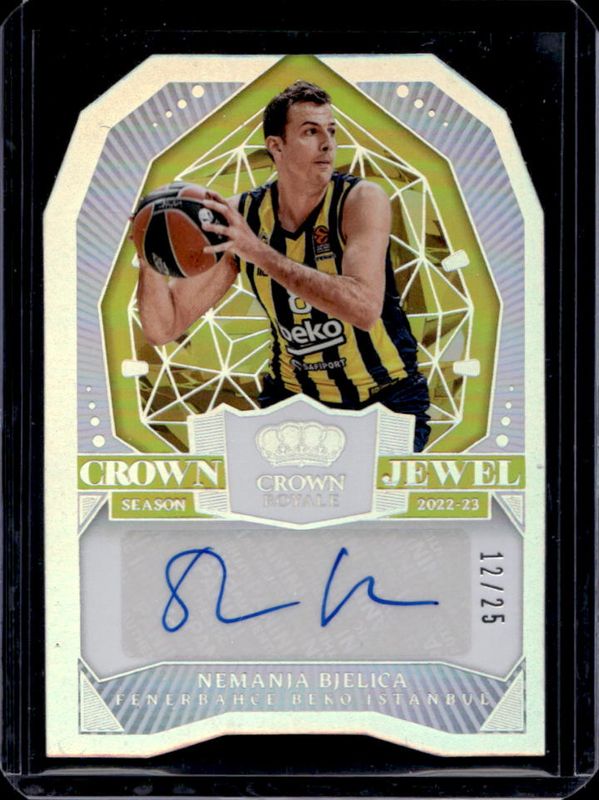 2023 Crown Royale EuroLeague #13 Crown Jewel Signatures /25