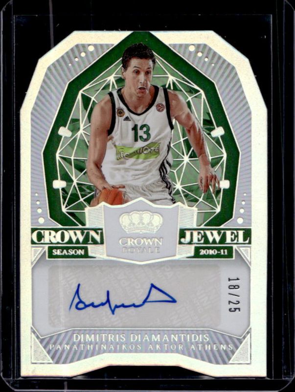 2023 Crown Royale EuroLeague #28 Crown Jewel Signatures /25