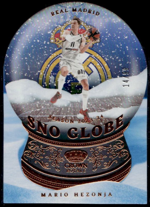 2023 Crown Royale EuroLeague #25 Sno Globe /99