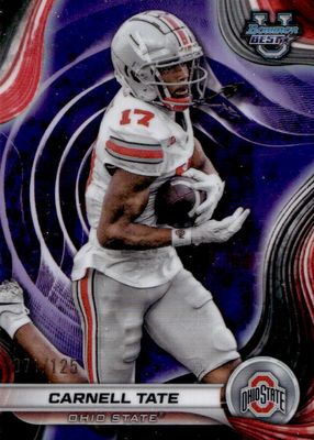 2024 Bowman Best University #47 Purple Refractor /125