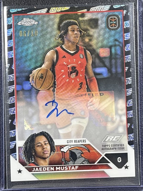 2023 Topps Chrome OTE Overtime Elite #A-JM Autographs - Black White OTE Refractor /10