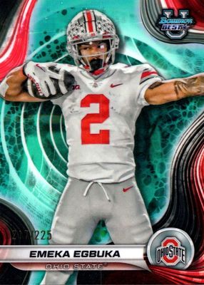 2024 Bowman Best University #97 Aqua Refractor /225