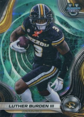 2024 Bowman Best University #21 Aqua Refractor /225