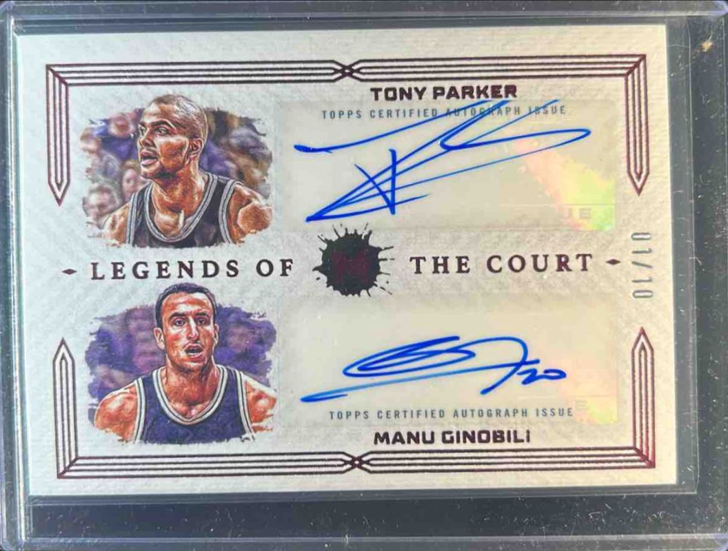 2023 Topps Motif #LDS-TM Legends of the Court Dual Signatures - Pyrrol Scarlet /10