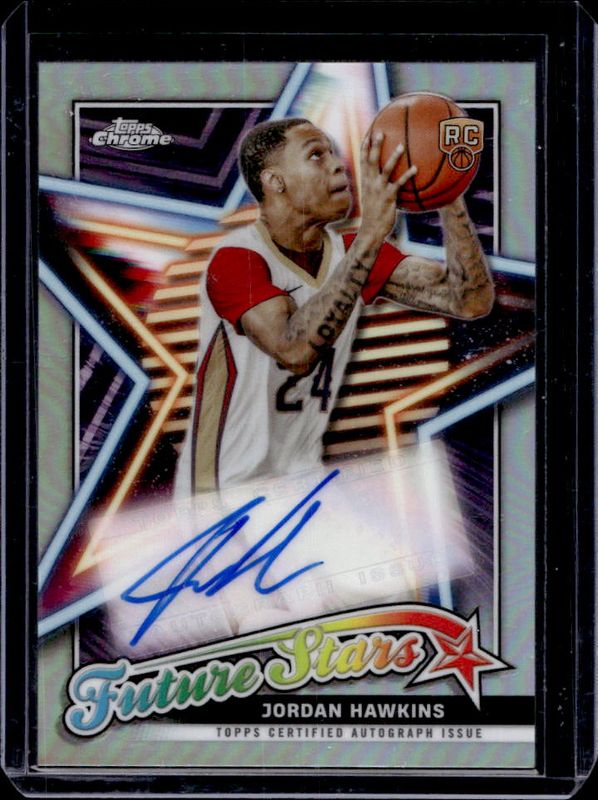 Jordan Hawkins 他 NBA auto 自筆サイン /7シリ Jordan Hawkins New Orleans Pelicans Autographed Navy Nike Icon