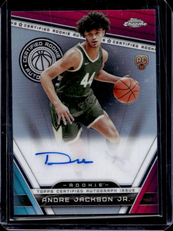 2023 Topps Chrome #CRA-AJ Certified Rookie Autographs - Refractor