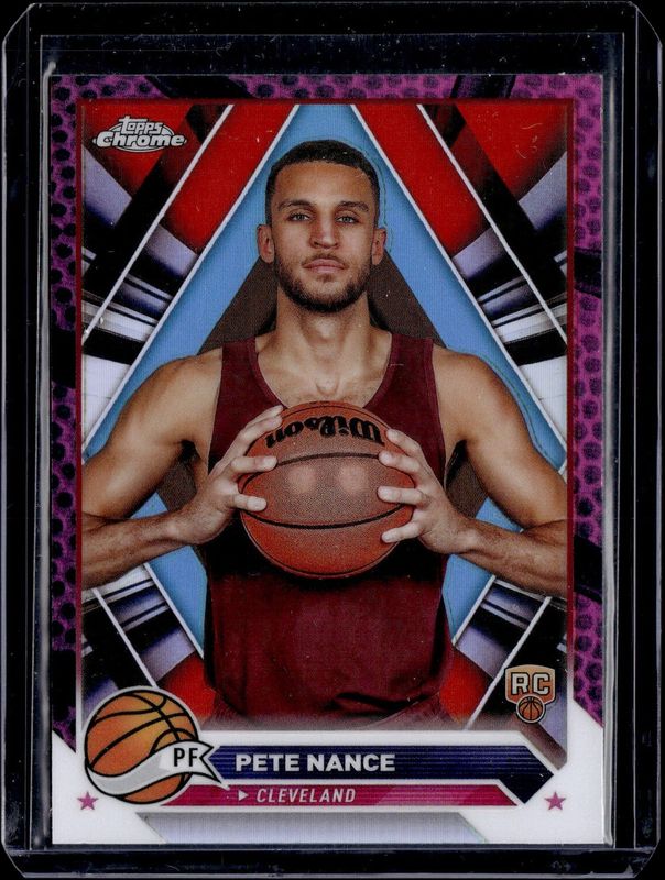 2023 Topps Chrome #144 Pink Basketball Refractor