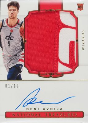 2020 National Treasures #138 Rookie Patch Auto - Gold /10