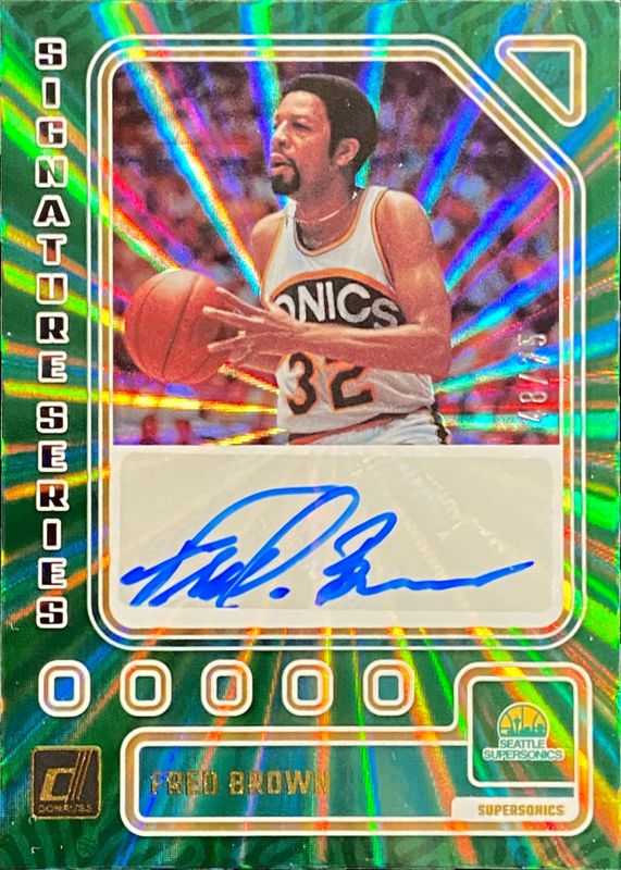 2023 Donruss #SS-BWN Signatures Series - Green Laser Holo /75