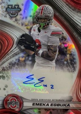 2024 Bowman Best University #BOA-EE Best of 2024 Autographs - Refractor