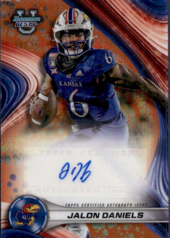 2024 Bowman Best University #BOA-JDA Best of 2024 Autographs - Orange Refractor /25