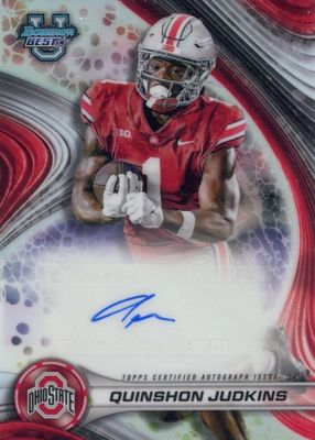 2024 Bowman Best University #BOA-QJ Best of 2024 Autographs - Refractor