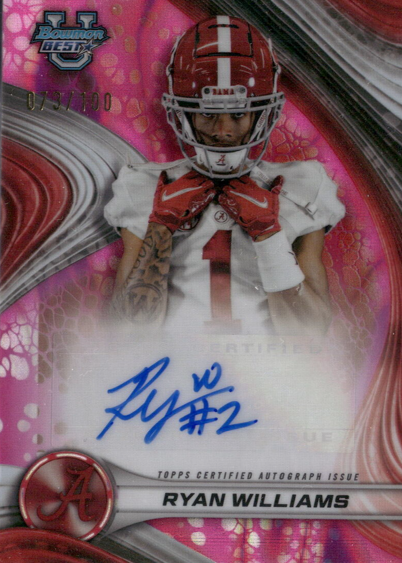 Ryan Williams 2024 Bowman Best University #BOA-RW Best of