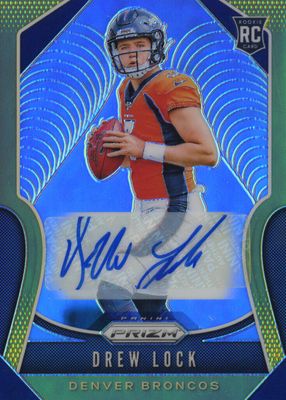PANINI NFLカード SELECT PRIZM DREW LOCK DENVER BRONCOS 57/99 #244 送料無料 中古 IT1 Drew Lock Memorabilia, Autographed Drew Lock Collectibles