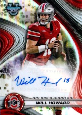 2024 Bowman Best University #BOA-WH Best of 2024 Autographs - Refractor