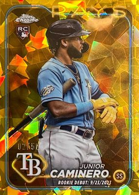 2024 Topps Chrome Update Sapphire Edition #USCS223 Rookie Debut - Gold /50