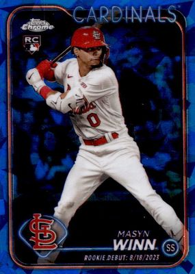 2024 Topps Chrome Update Sapphire Edition #USCS272 Rookie Debut