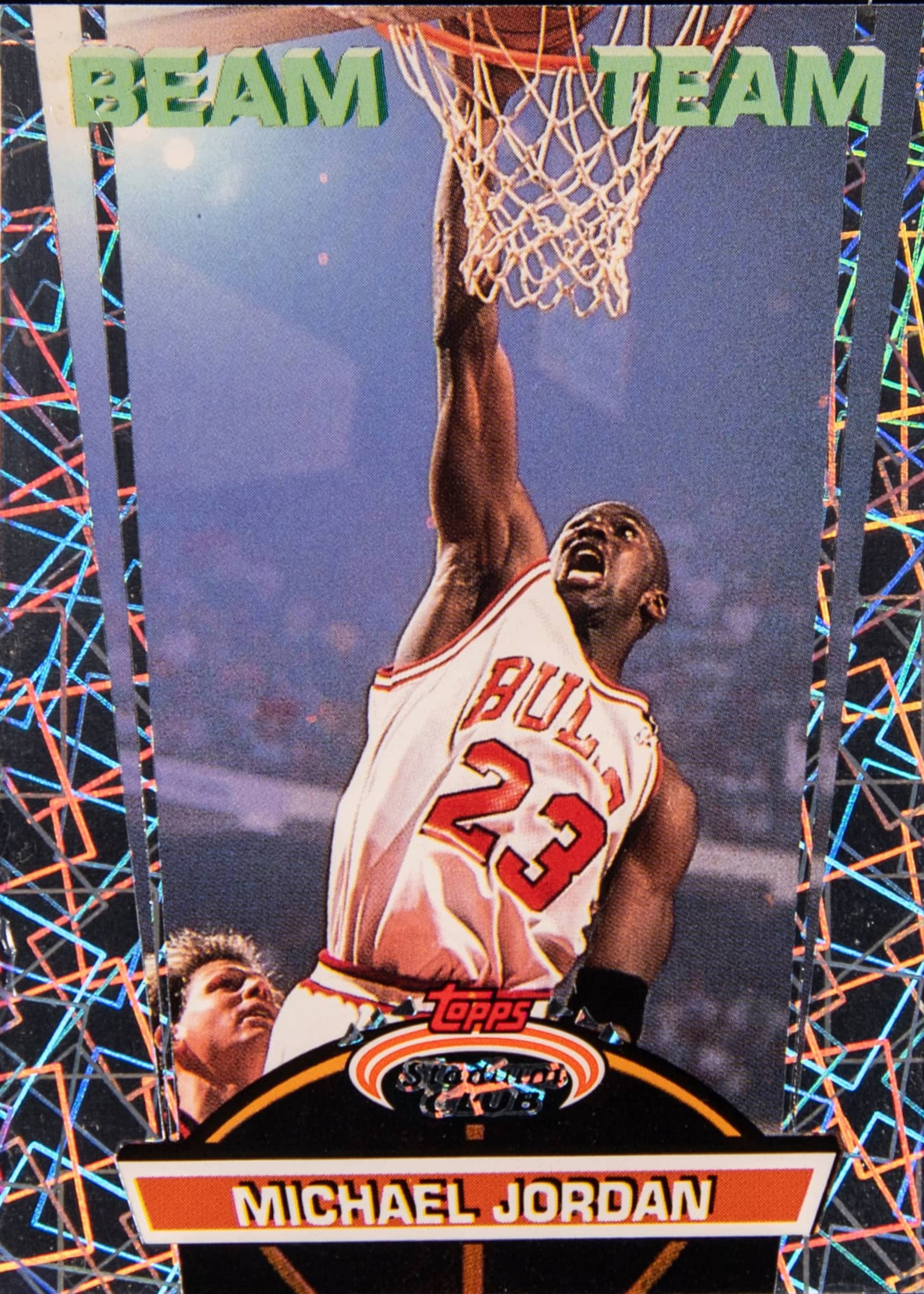 Michael Jordan 1992 Topps Stadium Club #1 Beam Team Price Guide
