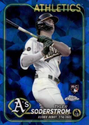 2024 Topps Chrome Update Sapphire Edition #USCS116 Rookie Debut