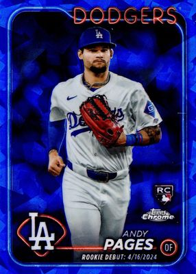 2024 Topps Chrome Update Sapphire Edition #USCS108 Rookie Debut