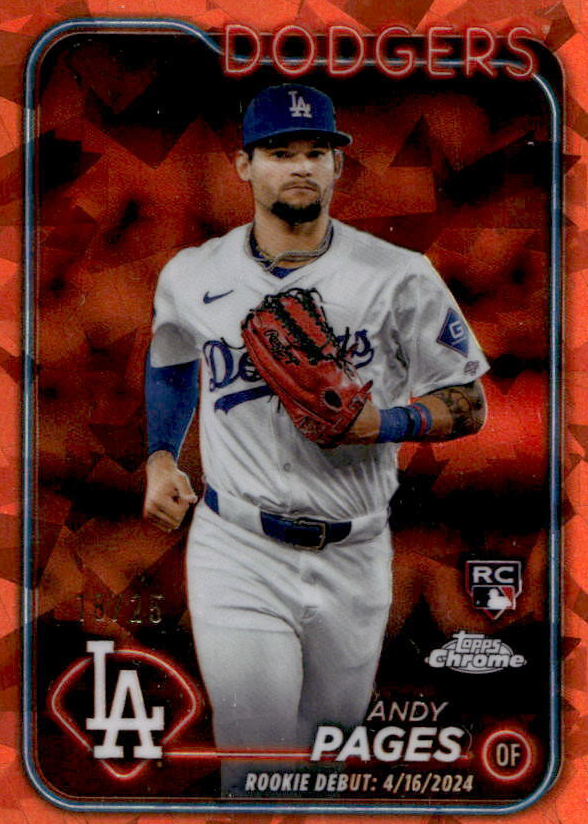 andy ページ 2025 Topps #255 Andy Pages | eBay