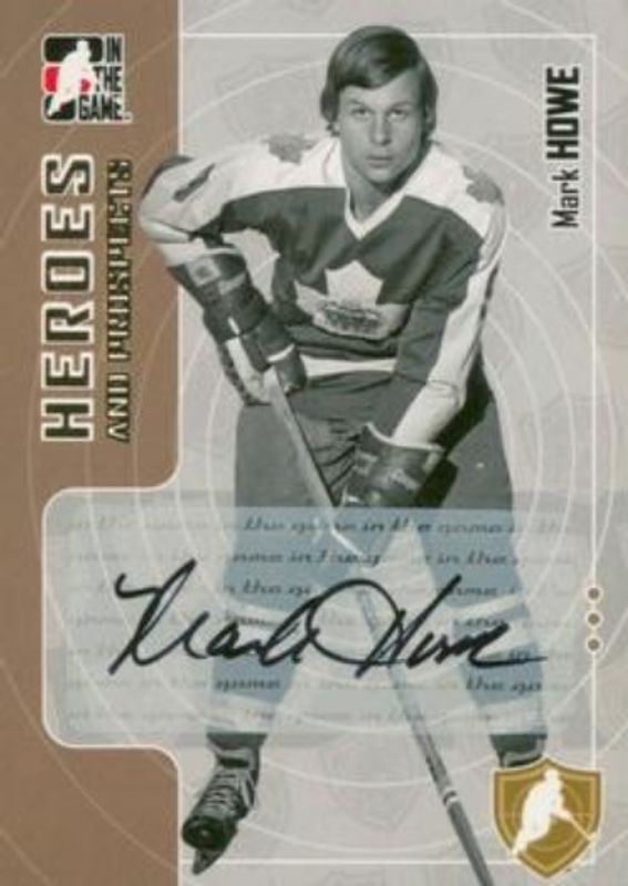2005 In The Game Heroes & Prospects #A-MH Autographs Series II