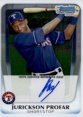 2011 Bowman #BCP82 Chrome Prospect Auto (1st)