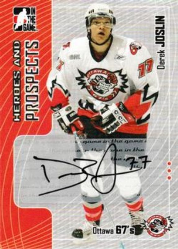 2005 In The Game Heroes & Prospects #A-DJ Autographs Series II
