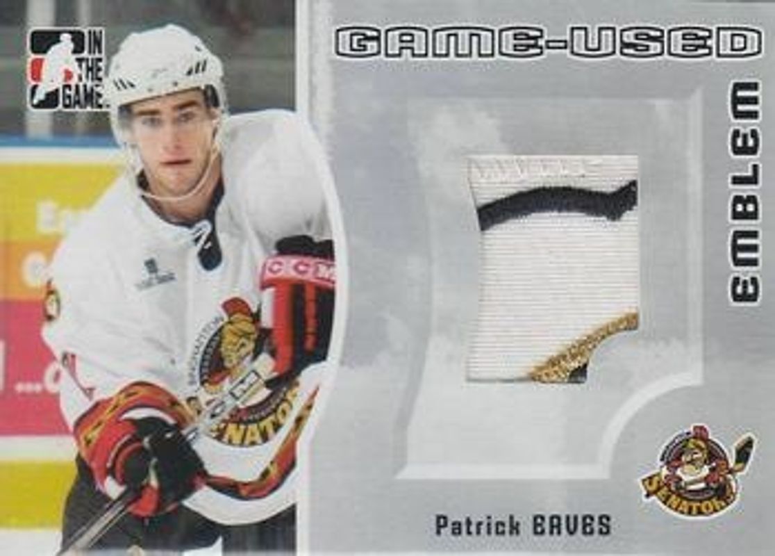 2005 In The Game Heroes & Prospects #GUE-69 Emblems
