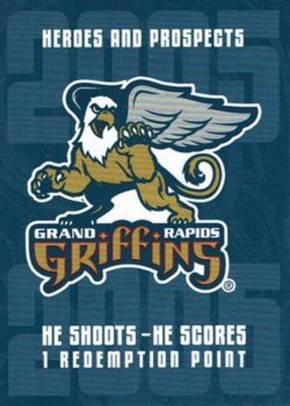 2005 In The Game Heroes & Prospects He Shoots He Scores Redemption Points