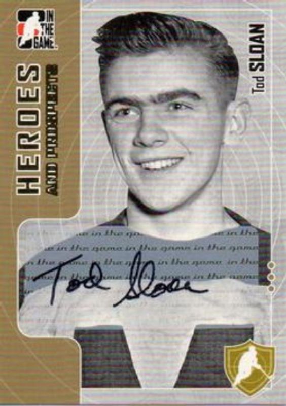 2005 In The Game Heroes & Prospects #A-TS Autographs Series II