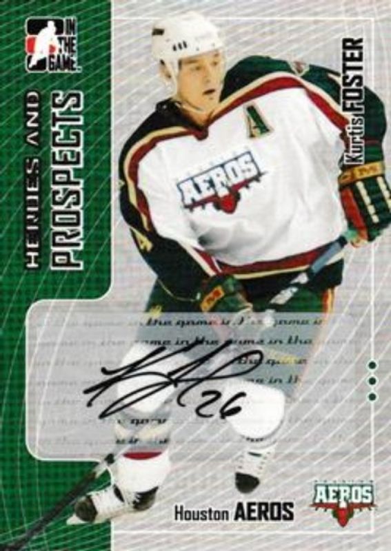 2005 In The Game Heroes & Prospects #A-KF Autographs Series II